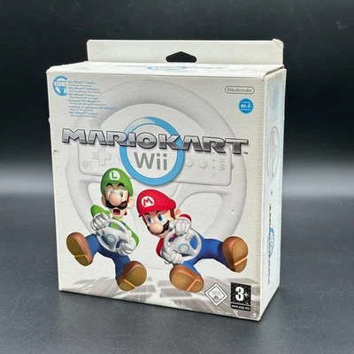 Nintendo Wii Mario Kart inkl. Lenkrad mit OVP - Big Box - Bild 1 von 3