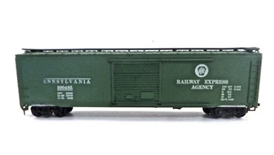 HO Diecast Base Roundhouse Pennsylvania Railway Express Agency 50' Box Car Nice! - Image 1 of 4