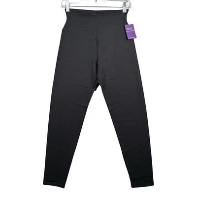 Yummie Stretch Twill Leggings Medium Black Shaping High Waist Yoga Pants Neutral - Image 1 of 4