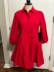 Pomander Place Tuckernuck Red Mabel Dress, size XXS NWT - Picture 1 of 4
