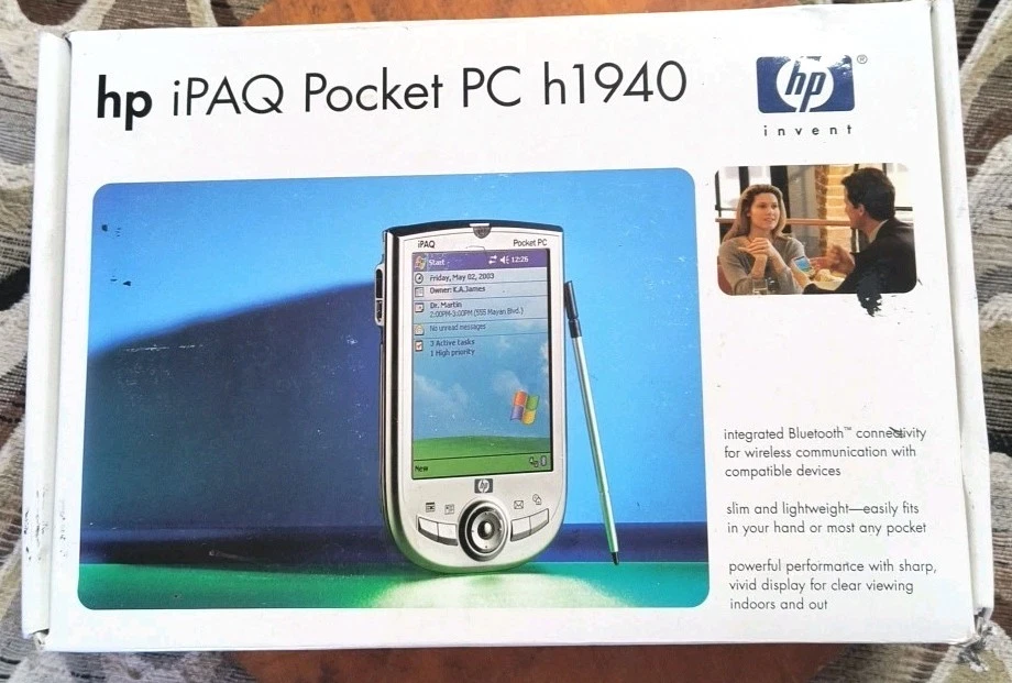 hp iPAQ Pocket PC h1940 Samsung Processor Bluetooth 64MB RAM 3.5" Displ Complete - Image 1 of 4