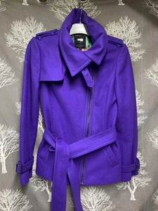 Ted Baker violet coat women 80%wool, 0. - Picture 1 of 13
