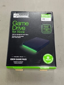 Seagate 2 TB disco rigido di gioco portatile per Xbox - nero/verde (STKX2000400) - Foto 1 di 3