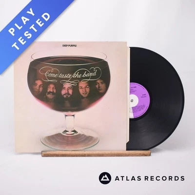 Deep Purple Come Taste The Band First Uk Press LP Album Vinyl Record - VG+/EX - Image 1 of 4