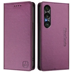 For Sony Xperia 1 VII Luxury Shockproof Cover Flip Leather Wallet Card Soft Case - Picture 1 of 29