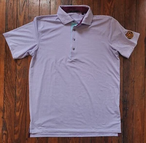 Greyson Golf Polo Shirt St. Andrews Country Club Boca Raton FL Logo Men's Medium - Picture 1 of 5