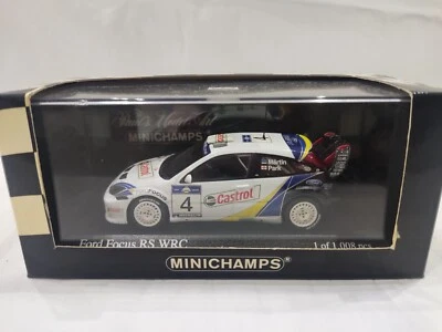 RARE Minichamps 1:43 400 038374  Ford Focus RS WRC Acropolis 03 WINNERS - Image 1 of 4