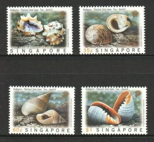 Singapur 1997 Thailand Gemeinschaftsausgabe, Muscheln komplett 4V mnh - Bild 1 von 2