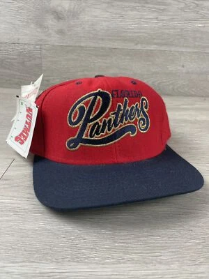 De Colección Florida Panthers Años 90 NHL Gorra Ajustable Snapback Sombrero Hecho en EE. UU. Nuez moscada NUEVO Foto 1 de 4
