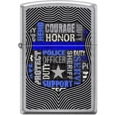 Encendedor Zippo - Insignia Street Chrome - 854419 Foto 1 de 4