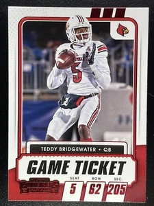 2021 Panini Contenders Draft Picks #17 Teddy Bridgewater Red Cardinals - Picture 1 of 2