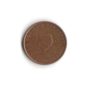 2001 Netherlands - 5 Euro Cents - 206 - Copper Plated Steel - 3.9g - Picture 1 of 2