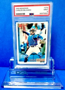 Carlos Delgado PSA 9 ! MINT - 1993 Bowman ! - Picture 1 of 2