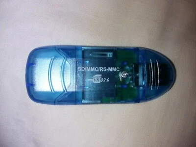 Externes USB Kartenlesegerät/Cardreader für SD/SDHC/MMC 480 Mbit/sec - Bild 1 von 2