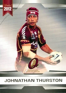 2012 NORTH QUEENSLAND COWBOYS NRL Card JOHNATHAN THURSTON State Of Origin - Foto 1 di 3