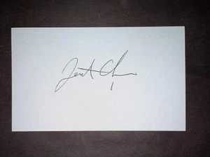 Tarjeta índice firmada 3x5 Justin Christian, Yankees (debut 2008) (HS) - Imagen 1 de 1