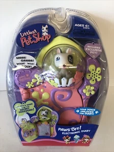 LITTLEST PET SHOP PAWS OFF ELECTRIC DIARY WITH BULL TERRIER NEW SEALED 2007! - Picture 1 of 7
