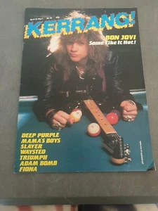 KERRANG! No. 92. Bon Jovi Cover. - Picture 1 of 4