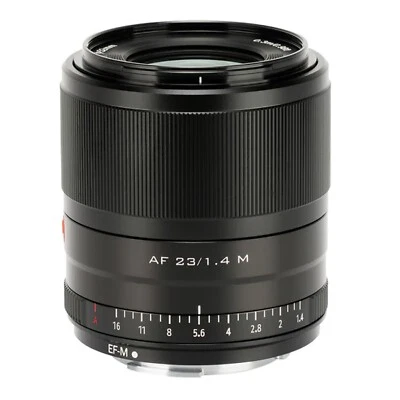 VILTROX 23mm f/1.4 F1.4 EOSM APS-C STM Autofocus Lens for Canon EOS-M Mount - Image 1 of 4