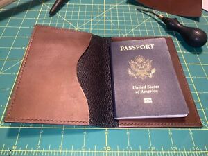 Passport Wallet ~ Full grain Italian leather hand sewn