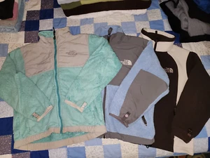 Youth Small The North Face Fleece Pumori Denali Osito Coat Jacket Warm Nice READ - Picture 1 of 6