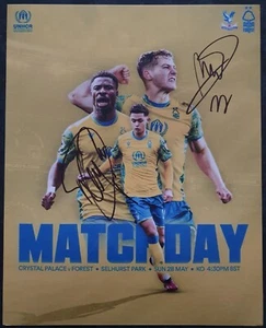 RYAN YATES & SERGE AURIER - Signed 10x8 Photograph - FOOTBALL - NOTTM FOREST - Picture 1 of 1