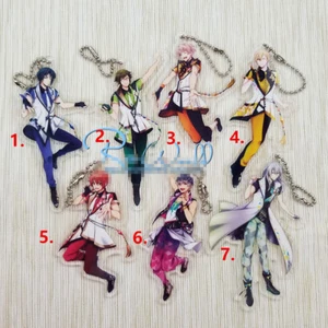 T1594  Anime idolish7 Acrylic Keychain Key Ring Race Straps Cosplay - Picture 1 of 1