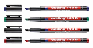 edding Permanent Pen 143 B - verschiedene Farben - Bild 1 von 5