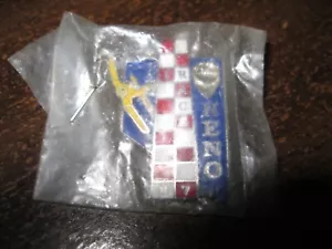 1987 Reno National Championship Air Races • Enamel Pin new in bag - Picture 1 of 2
