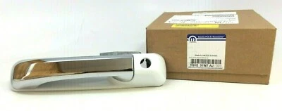 RAM 1500 2500 3500 Frontal Lado del Conductor Exterior Blanco Manija de Puerta OEM Foto 1 de 4