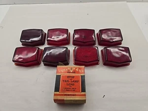 Lote de piezas Pontiac 1941-47 T-334 lámpara de parada y cola lente ojo de lince 8 piezas - Imagen 1 de 7