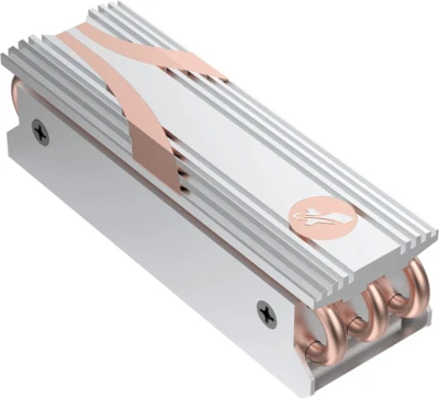 Sabrent M.2 2280 SSD Rocket NVME Heatsink In Silver SB-HTSS - Image 1 of 2