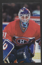 2000/01 Montreal Canadiens JEFF HACKETT Team Issued Hockey Postcard