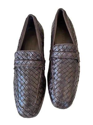 Mocassim de couro marrom macio Robert Zur EUA 8,5D novo sem caixa US$ 325 - Imagem 1 de 4