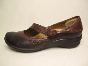 Hush Puppies Epic Mary Jane Leder-Loafer Damen dunkelbraun 9,5 mittlere Größe US - Bild 1 von 20