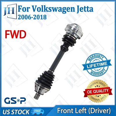 Оригинальный передний левый вал оси CV для 06–14 Volkswagen VW Jetta CC Eos Golf GTI Passat - Изображение 1 из 4