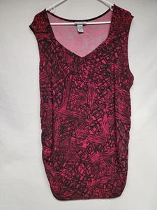Camiseta sin mangas roja y negra Catherines Curvy Collection (talla 3X (26/28W)) - Imagen 1 de 3
