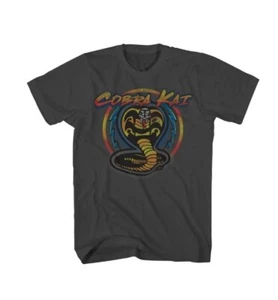 Cobra Kai T Shirt Sunset (XL) Gray 100% Cotton  - Picture 1 of 2