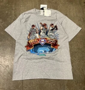 Philadelphia Phillies Shirt Vintage Deadstock With Tags 2004 Thome Y2k MLB  - Picture 1 of 6