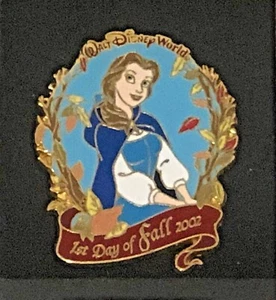 WDW DISNEY PIN BELLE "1ST DAY OF FALL 2002" LIMITED EDITION 3500 BEAUTY & BEAST - Picture 1 of 6