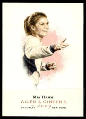 2007 Topps Allen & Ginter Mia Hamm HSC - Image 1 of 2
