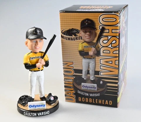 2022 UW-Milwaukee UWM Panthers Daulton Varsho Bobblehead In Box Cover