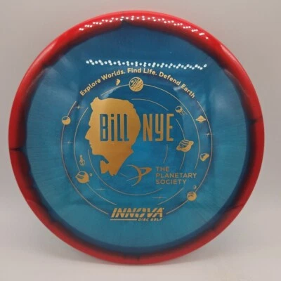 Innova Halo Champion Mako3 Bill Nye Collab Edition Blue-Red/Gold Stamp 180g - Image 1 of 3
