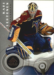 2005-06 SP Game Used Atlanta Thrashers Hockey Card #5 Kari Lehtonen