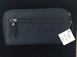 Portafoglio RFID Card Safe, manico da polso rimovibile, scomparti per carte, in 3 colori - Foto 1 di 11