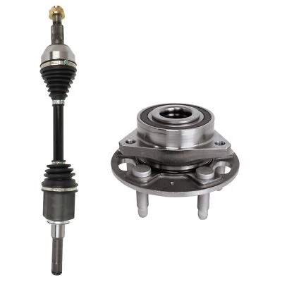 For Chevrolet Equinox 10-2016 GMC Terrain Front CV Axle Shaft Wheel Hub Bearing — 第 1/4 张图片