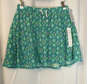 Cat & Jack XL 14/16 NWT Coastal Green Skirt Skort Short Drawstring NWT Free Ship - Picture 1 of 3