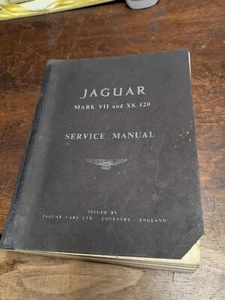 JAGUAR Service Manual For Mark VII and XK 120 Models EUC - Picture 1 of 7