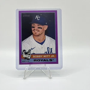 2025 Topps Heritage Bobby Witt Jr. #92 Light Purple Border KC Royals - Bild 1 von 2