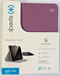 Speck Balance Folio Case for iPad 10.9" (2022) – Microban, Orchid / Purple, New - Picture 1 of 8
